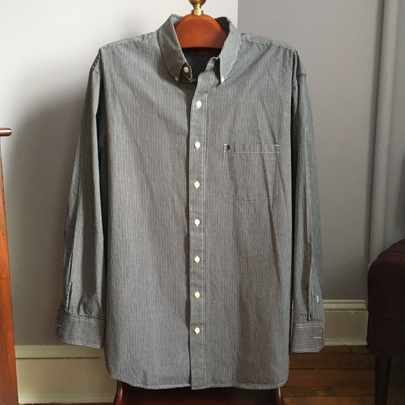 Izod Shirts Izod Luxury Sport Bw Plaid Shirt Poshmark